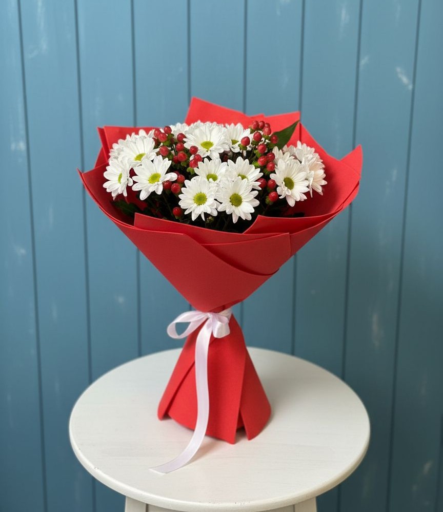 Букет цветов из: Хризантемы в Копанской