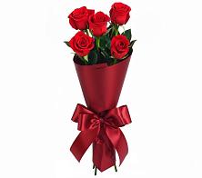 Букет 5 Красных роз Эдлесс Лав в Копанской