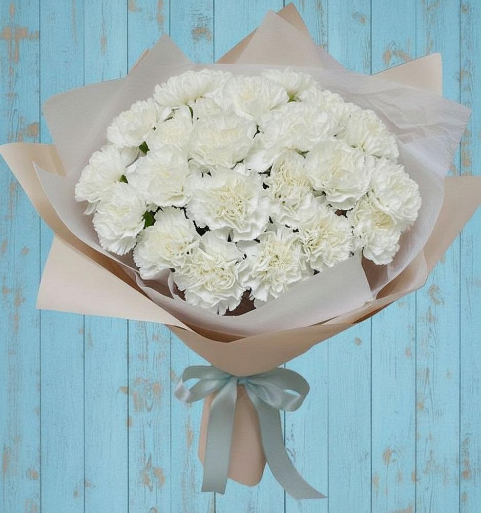 Букет цветов из: Гвоздики в Копанской