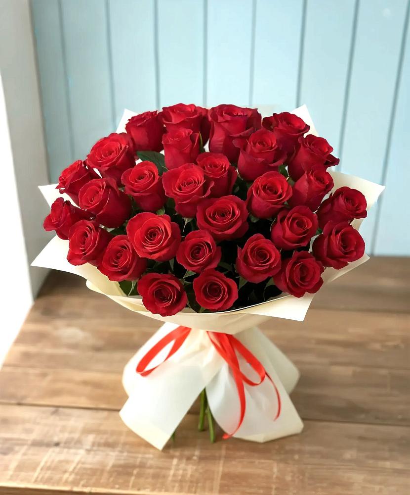 Букет 29 Красных роз в Копанской