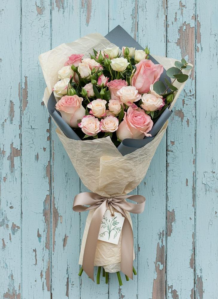 Букет цветов из: Розы в Копанской