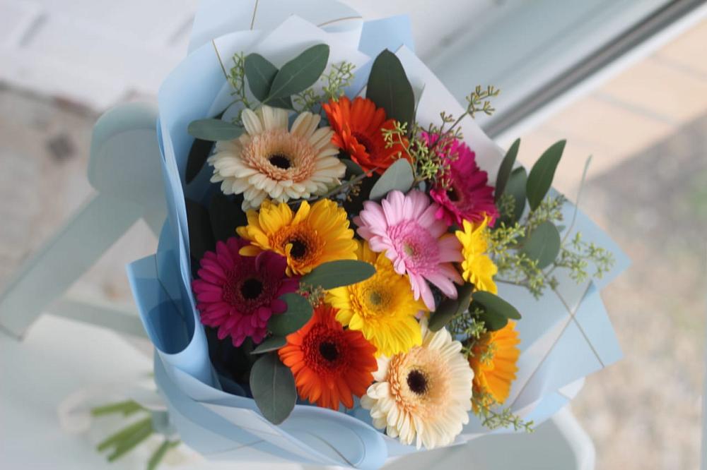 Букет цветов из: Герберы в Копанской