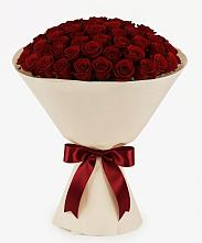 Букет 101 Бордовая роза Блэк Бакарра в Копанской