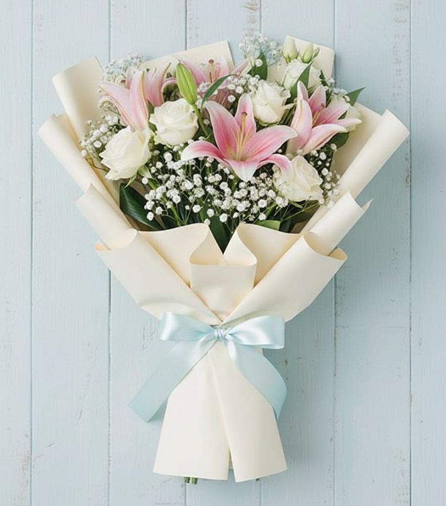 Букет цветов из: Лилии в Копанской