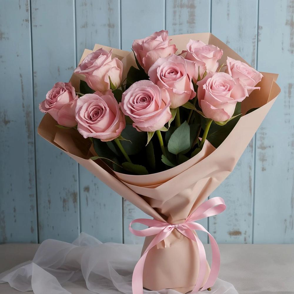 Букет цветов из: Розы в Копанской