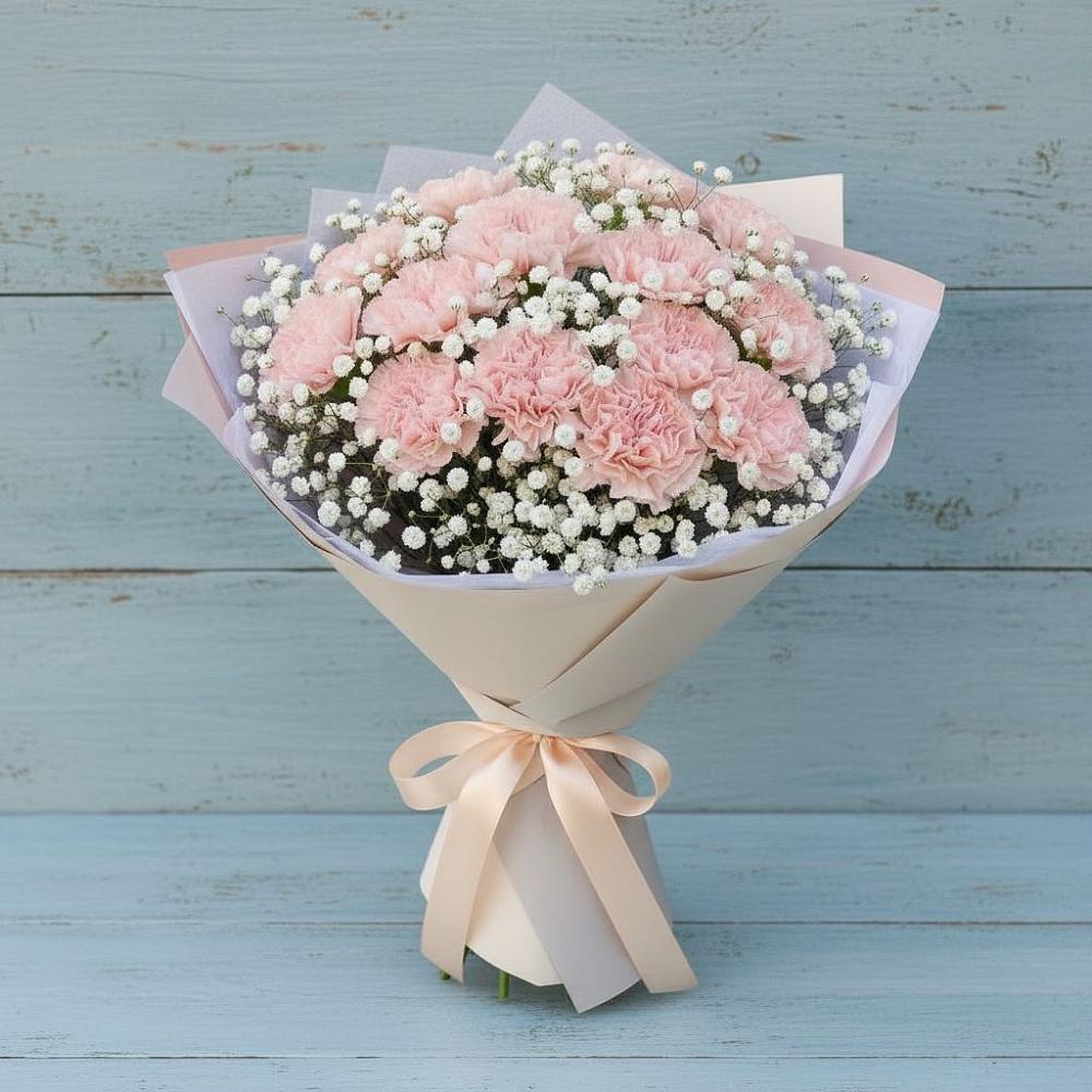 Букет цветов из: Гвоздики в Копанской