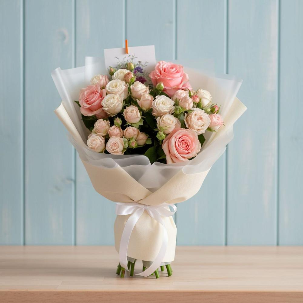 Букет цветов из: Розы в Копанской