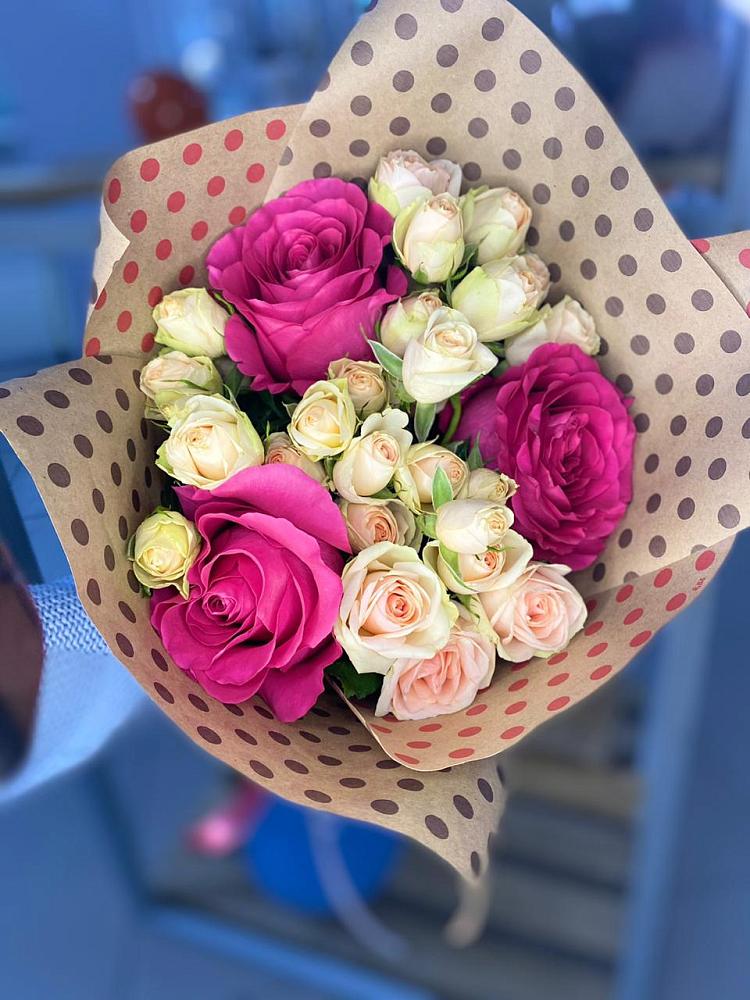 Букет цветов из: Розы в Копанской