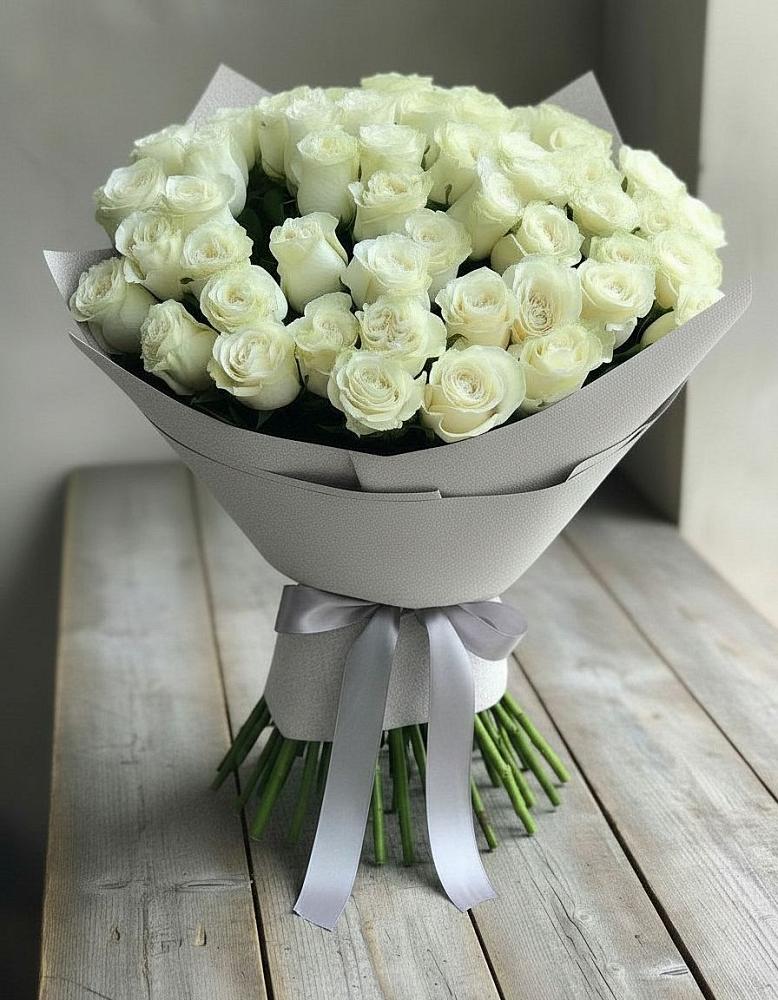 Букет 35 Белых роз в Копанской