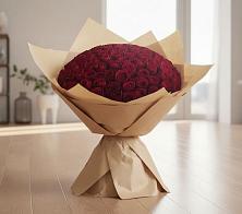 Букет 101 Красная роза в Копанской