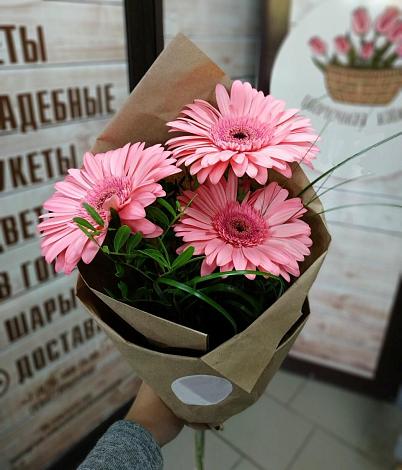 Букет цветов из: Герберы в Копанской