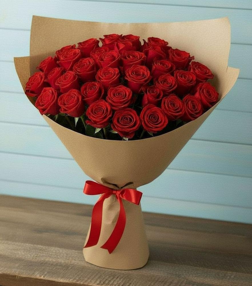 Букет Красные розы Милано в Копанской