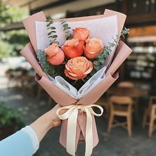 Букет цветов из:  Розы в Копанской