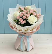 Букет цветов из:  Розы в Копанской