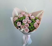 Букет цветов из:  Розы и Хризантемы в Копанской