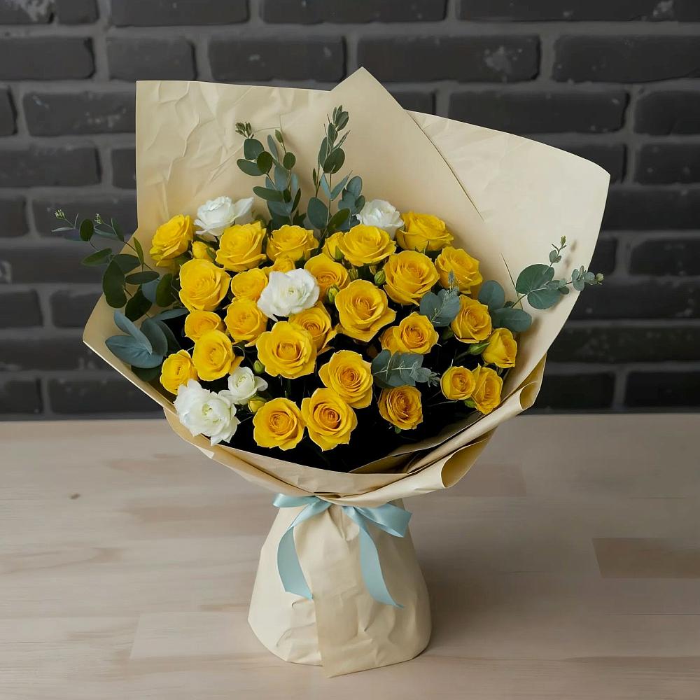 Букет цветов из: Розы в Копанской