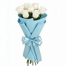 Букет 7 белых роз Проуд #REPLACE_PRED# Копанской