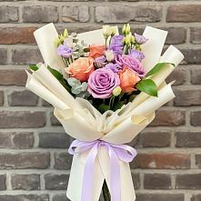 Букет цветов из:  Лизиантусы и Розы #REPLACE_PRED# Копанской