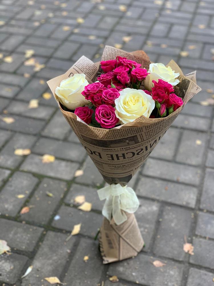 Букет цветов из: Розы в Копанской